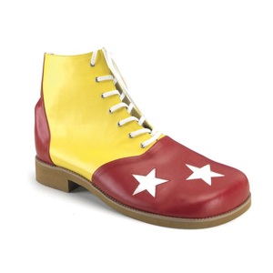 CLOWN-02 funtasma unisex clown skor och cirkusskor Gula