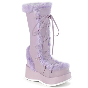 Fuskpls 7 cm CUBBY-311 lolita damkngor med plat i lavendel