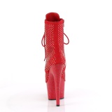 ADORE-1020RM 18 cm pleaser hgklackade boots strass rda