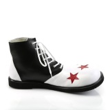 CLOWN-02 funtasma unisex clown and circus shoes black white