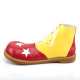 CLOWN-02 funtasma unisex clown skor och cirkusskor Gula