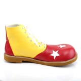 CLOWN-02 funtasma unisex clown skor och cirkusskor Gula