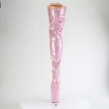 Glitter 20 cm FLAMINGO-3020GP Rosa lrhga stvlar hga klackar med snrning