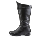 HERO-100 black superman boots cosplay halloween mens hero boots