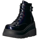 Hologram 11,5 cm SHAKER-52 alternativa wedge platboots svart