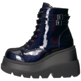 Hologram 11,5 cm SHAKER-52 alternativa wedge platboots svart