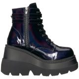 Hologram 11,5 cm SHAKER-52 alternativa wedge platboots svart