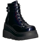 Hologram 11,5 cm SHAKER-52 alternativa wedge platboots svart