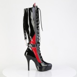 Lack 13,5 cm high heels pleaser platstvlar fr kvinnor