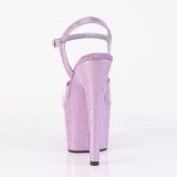 Lila 18 cm ADORE-709GP glitter plat high heels