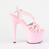 Rosa 18 cm ADORE-713 pleaser stilettklack sandaler kvinnor