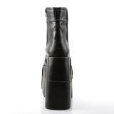 Vegan 18 cm STACK-201 herr stvletter cyberpunk boots med ekstrem plat