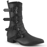 Vegan WARLOCK-110-B spetsiga boots - herr winklepicker boots 4 spnnen