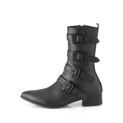 Vegan WARLOCK-110-C spetsiga boots - herr winklepicker boots 4 spnnen