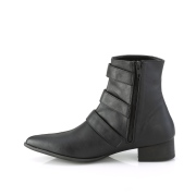 Vegan WARLOCK-50-C spetsiga boots - herr winklepicker boots 3 spnnen