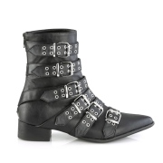 Vegan WARLOCK-70 spetsiga boots - herr winklepicker boots 6 spnnen