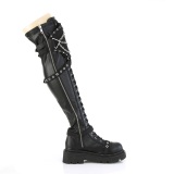 Vegan militra stvlar 6,5 cm RENEGADE-320 lrhga boots med klack og spnnen